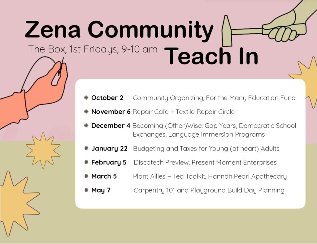 noQR.Zena.Community Teach In 2026