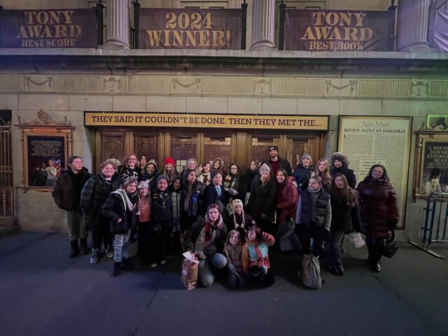 This is a special post for an extra special, and magical night! This past Friday, our mighty self-directed, democratic school community braced the cold 🌬️🥶🦾 and made a trip to NYC to see the Tony-award winning Broadway musical @suffsmusical , at The Music Box theater. The trip, a testament of self-direction and passion itself, was borne of our very own fiercely passionate theater lover, @maepearlgallagher . Mae fell in love with the musical, after independently traveling to the city multiple times, to see it. The musical chronicles the women’s suffrage movement; the fight for equal voting rights for women, in the US. In a word: Democracy. 🗳️✔️🇺🇸 Something as prescient and important as ever, and something we know the power of and care deeply about (of course!). Special thank you to: Mae & Vanessa (for AMAZING coordinating), Suffs security guard Greg, Suffs actor (portraying Lucy Burns) Ally Bonino @allybo123 , chaperones, and everyone in the ZDS community who participated! It was awe-inspiring to see first-hand something Mae is so clearly passionate about; such passion rubs off, and inspires! ❤️‍🔥❣️❤️‍🔥 It’s so important for all of us to see such positive, dedicated, fiercely passionate, undeterred representations who fought for what they believed in/justice; to be able to expand our knowledge, empathy, and awareness of history and our roles and power as social actors in history; to be able to see such gifted actors performing at the top of their craft 🤩🎭💃🏼 and to be able to think about what that might look like for each of our passions...As our school troupe fell into formation and broke out in heart-centered singing/carols, outside the theater, this writer could not help but feel deeply proud to be a part of such a kind, caring, uplifting, free, and happy community bringing positivity to the world. In our silliness, hopefully we may have caused a few to scratch their heads, smile, and feel a little bit lighter, and more joyous! ♥️💫✨ Thank you to everyone involved in making this happen for giving us all a collective gift, to be able to have such a beautiful experience together!